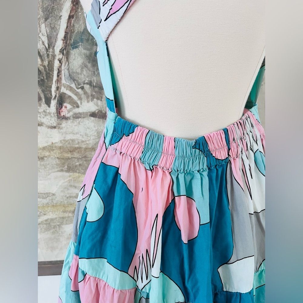 Free People SWF Highneck Cross Back Midi Dress Size Small $399 - Picture 10 of 16